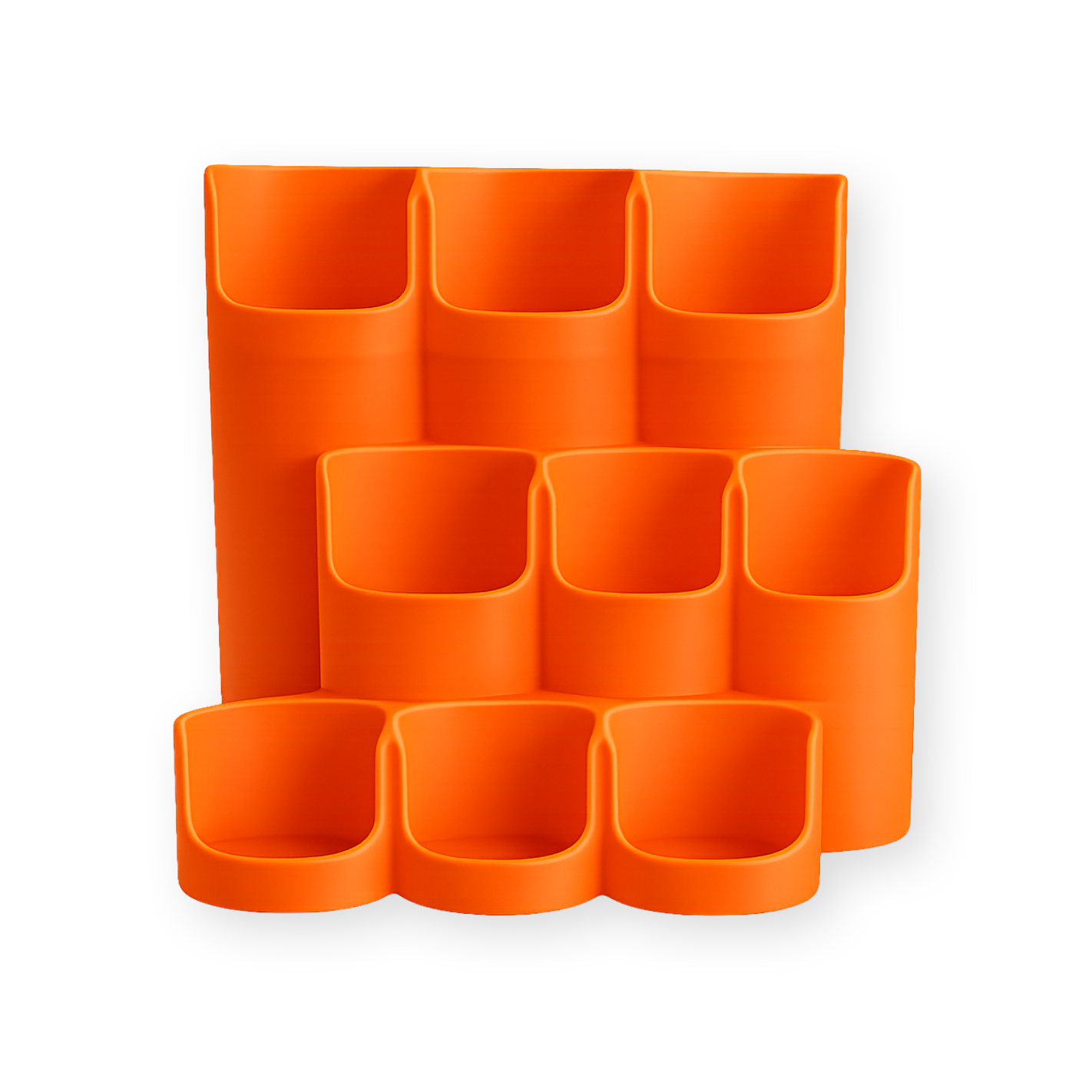 More Nutrition & ESN I Zerup Organizer für 9 Flaschen – Modular erweiterbar – 3D gedruckt I 1 Stück