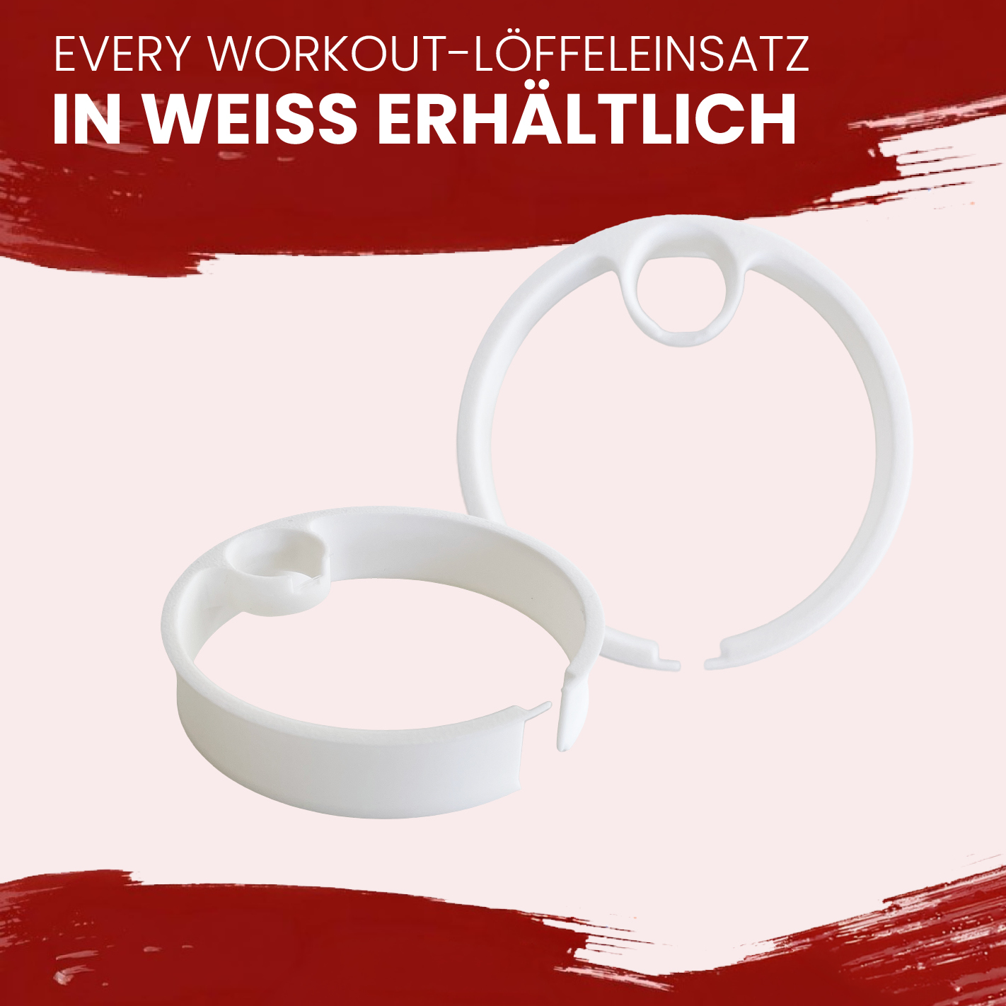 More Nutrition (1) Löffelhalter für Skin Structure Formula. (270g Dose) I wiederverwendbar I weiß