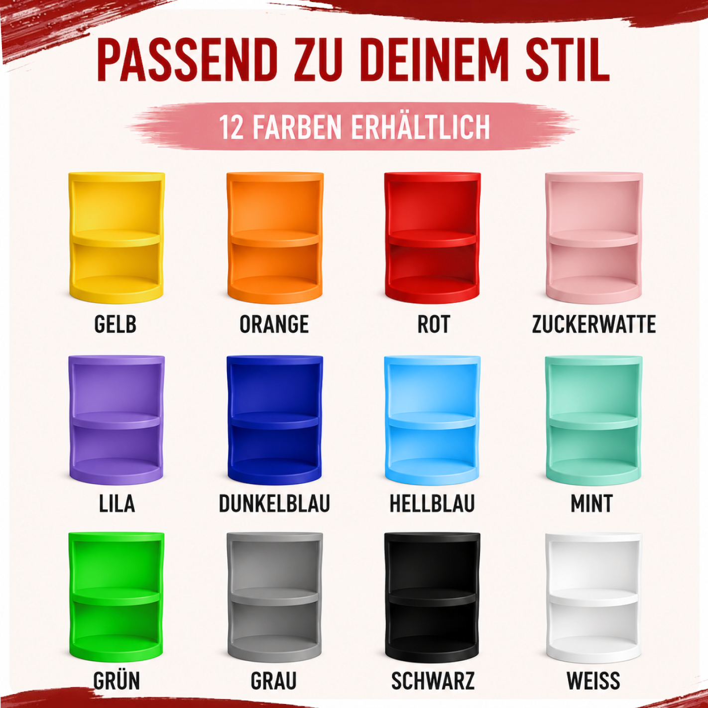 Chunky Flavour Halterung für IKEA Skadis – 2er Modul | Stapelbar & Erweiterbar | 3D-Druck