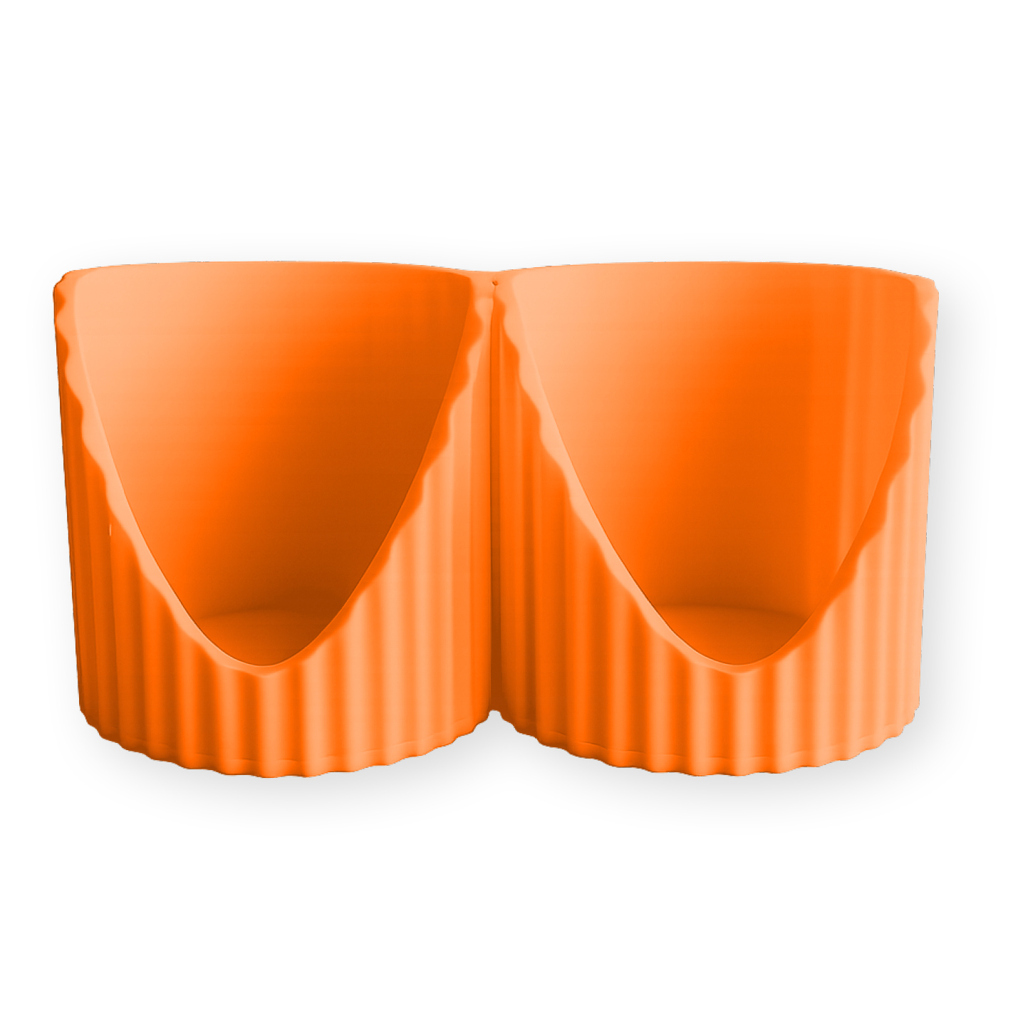 Shaker Wandhalterung für 2 Shaker | Passend für More Nutrition & ESN | Erweiterbar | Geriffelt | 3D-Druck | 12 Farben