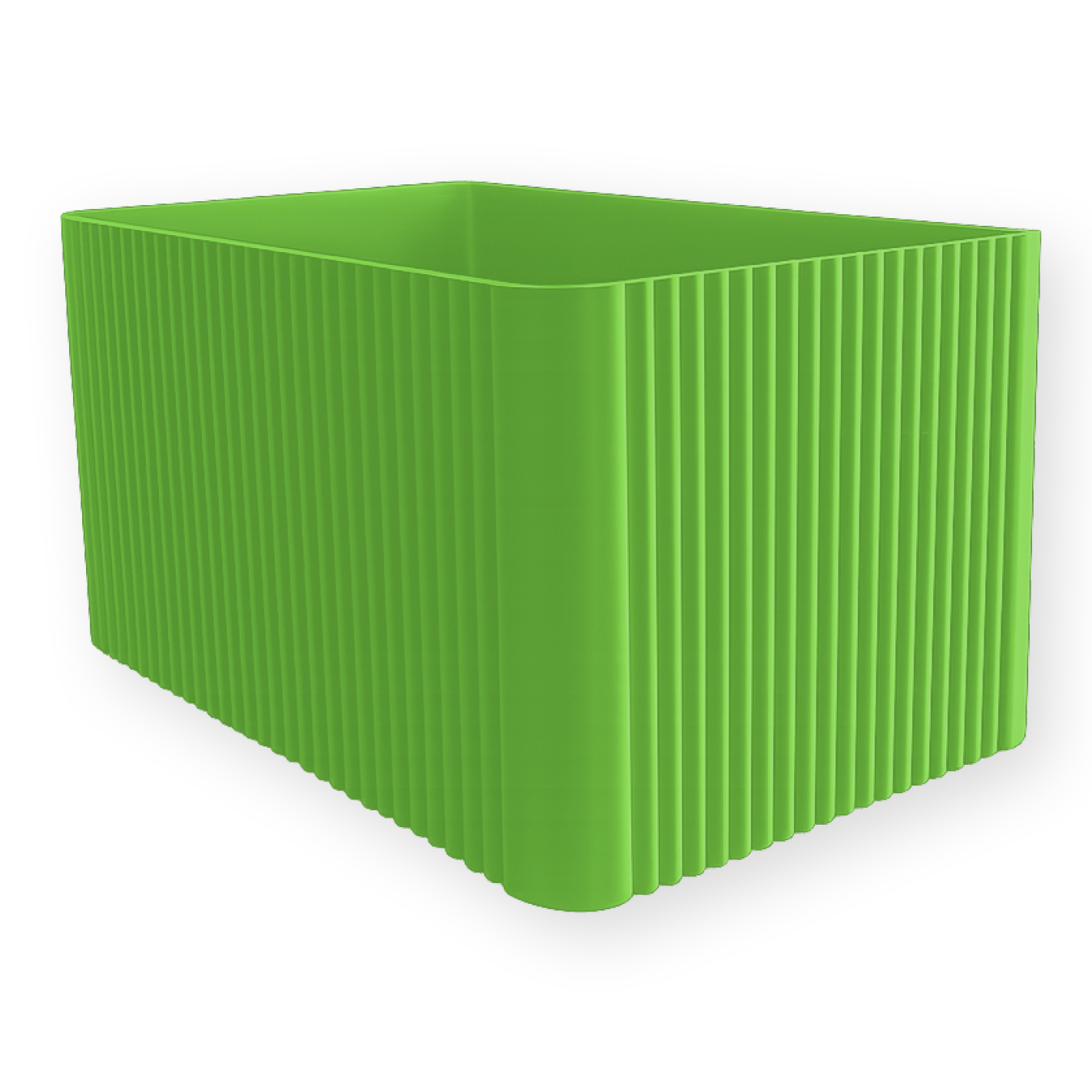 Design Vorratsbox für More Nutrition & ESN | Aufbewahrungsbox für Proben, Porridge & Grieß | Geriffelt | 3D-Druck | 12 Farben I 1 Stück