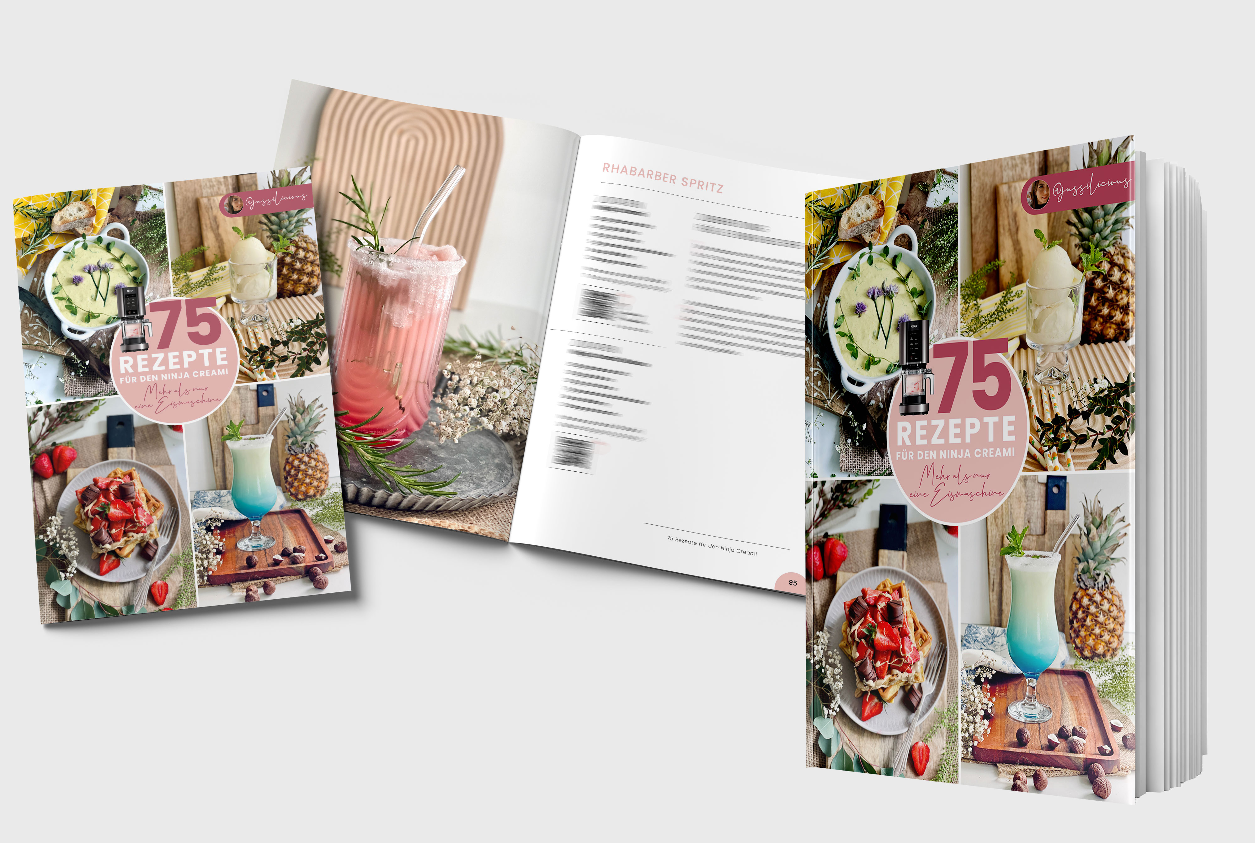 Kombi Paket -  Hardcover + E-Book  >> 75 Ninja Creami Rezepte - mehr als nur eine Eismaschine (gedruckte + digitale Version) Kombi Paket -  Hardcover + E-Book  >> 75 Ninja Creami Rezepte - mehr als nur eine Eismaschine (gedruckte + digitale Version)