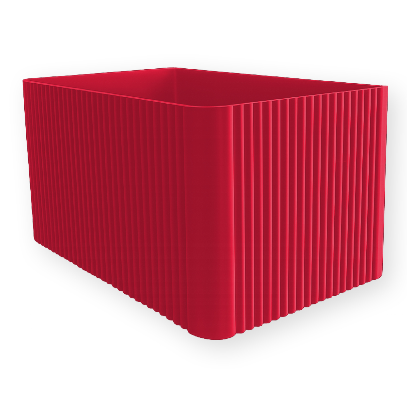 Design Vorratsbox für More Nutrition & ESN | Aufbewahrungsbox für Proben, Porridge & Grieß | Geriffelt | 3D-Druck | 12 Farben I 1 Stück