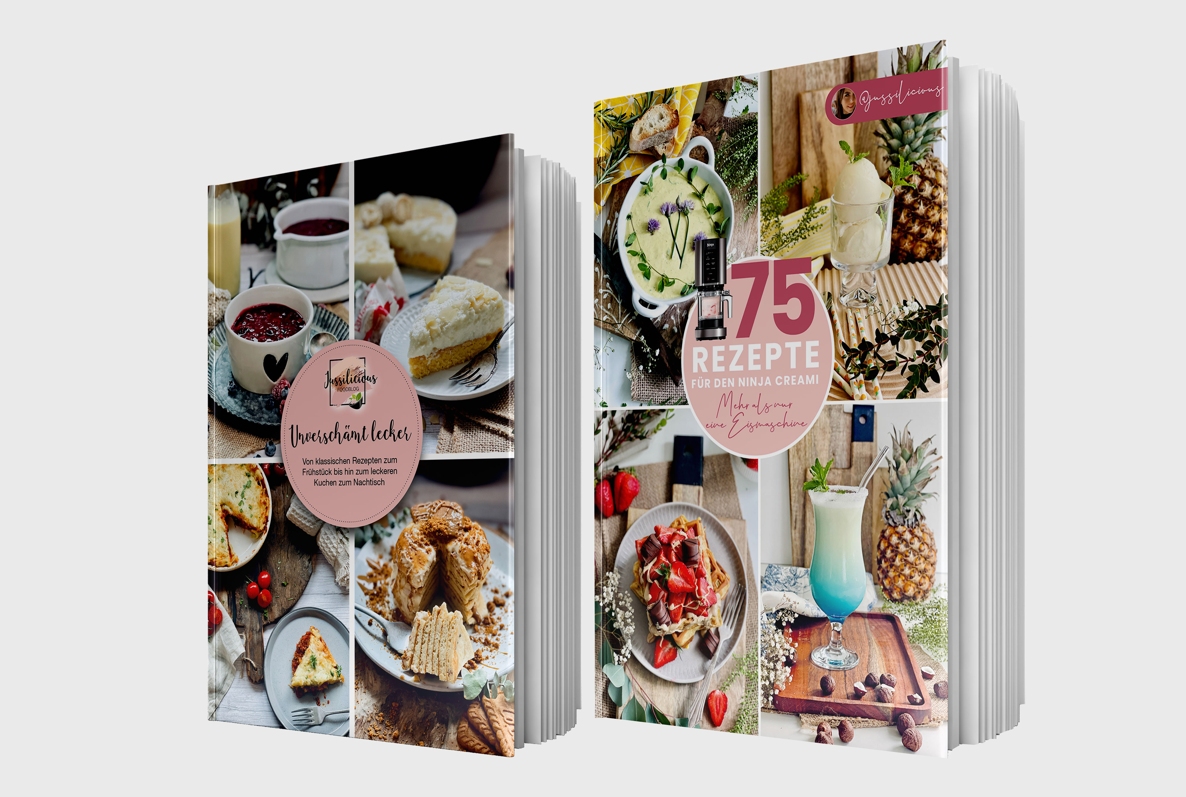 Kombi Paket  >> 75 Ninja Creami Rezepte - mehr als nur eine Eismaschine  + Unverschämt lecker Kombi Paket  >> 75 Ninja Creami Rezepte - mehr als nur eine Eismaschine  + Unverschämt lecker