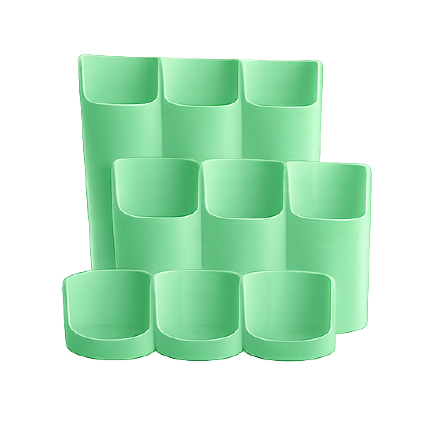 More Nutrition & ESN I Zerup Organizer für 9 Flaschen – Modular erweiterbar – 3D gedruckt I 1 Stück