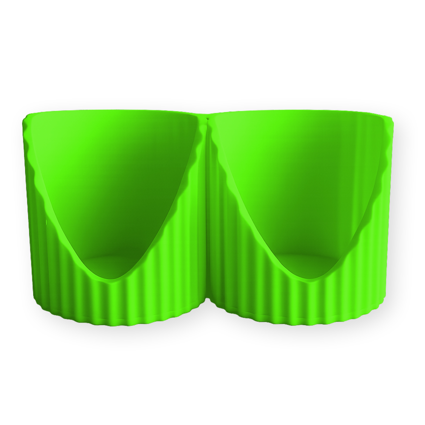 Shaker Wandhalterung für 2 Shaker | Passend für More Nutrition & ESN | Erweiterbar | Geriffelt | 3D-Druck | 12 Farben