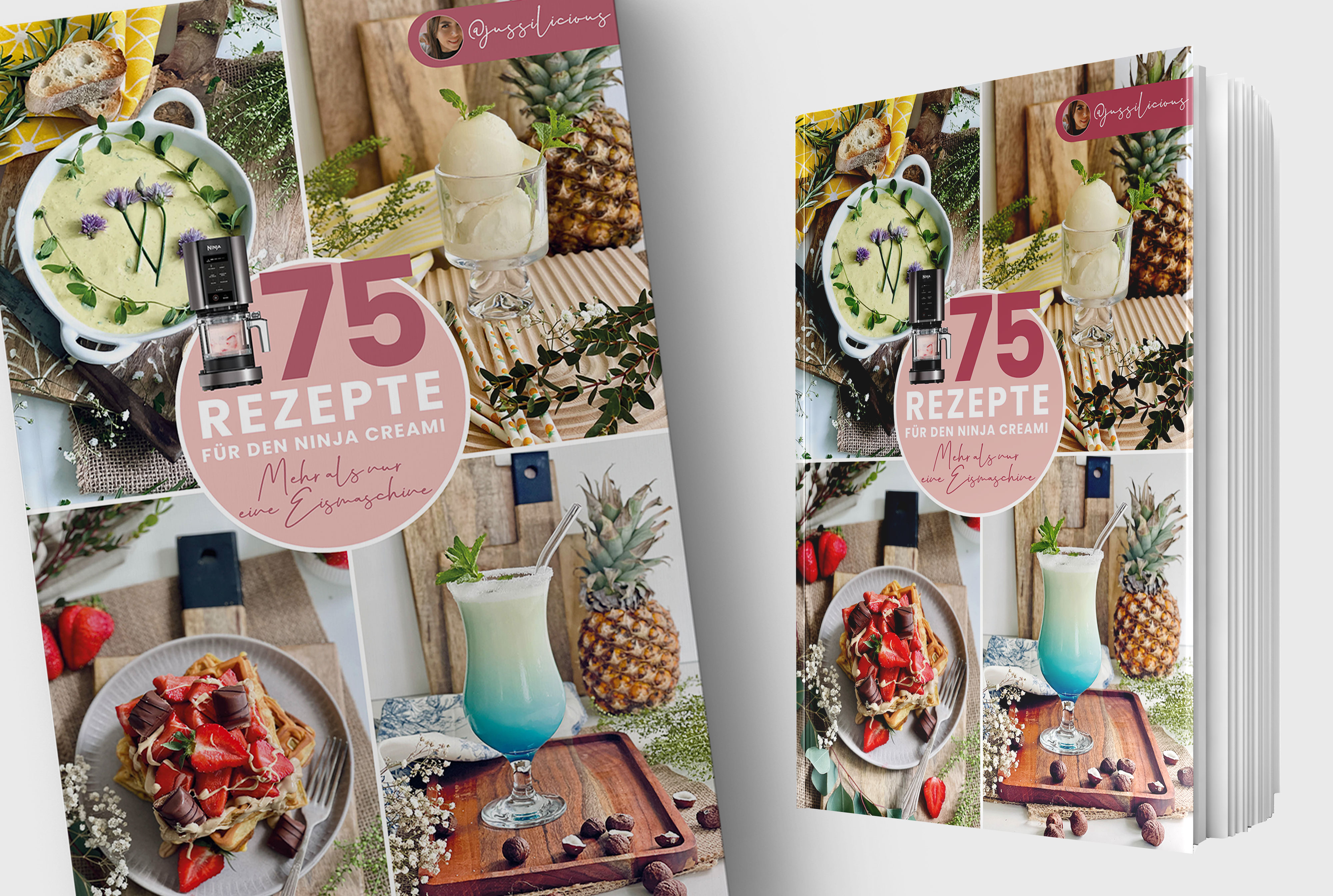 75 Ninja Creami Rezepte - mehr als nur eine Eismaschine (gedruckte Version) 75 Ninja Creami Rezepte - mehr als nur eine Eismaschine (gedruckte Version)