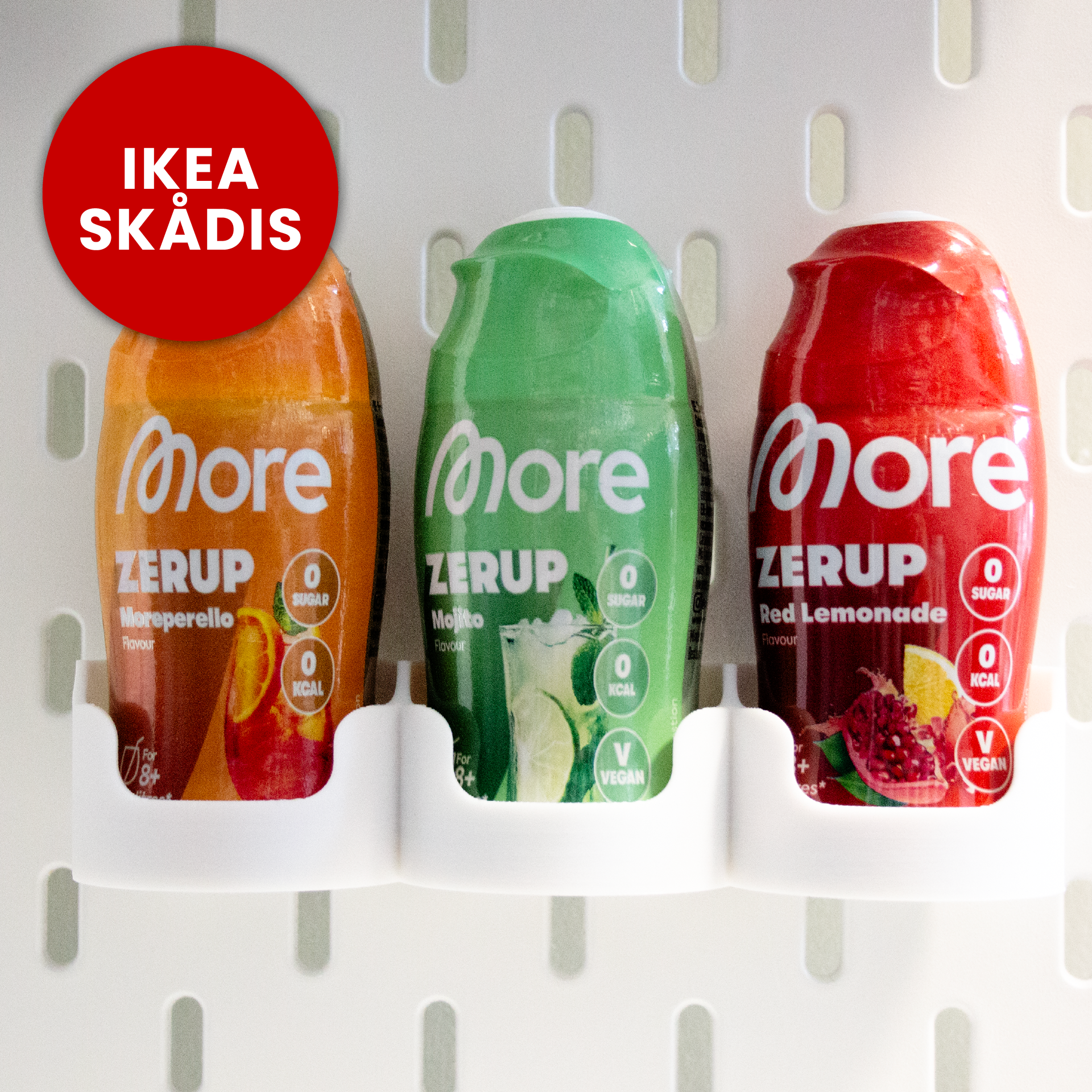 3er Zerup Halter für IKEA Skadis – Modular & 3D-gedruckt