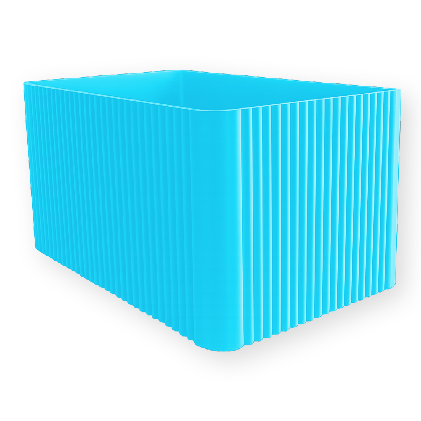 Design Vorratsbox für More Nutrition & ESN | Aufbewahrungsbox für Proben, Porridge & Grieß | Geriffelt | 3D-Druck | 12 Farben I 1 Stück