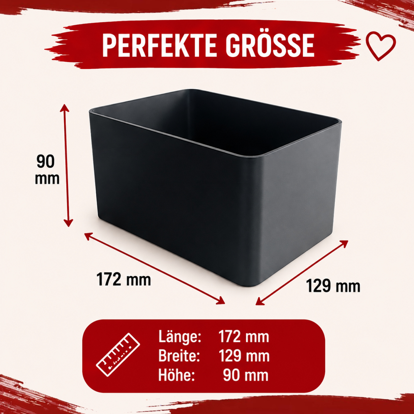 Design Vorratsbox für More Nutrition & ESN | Aufbewahrungsbox für Proben, Porridge & Grieß | Glatt | 3D-Druck | 12 Farben I 1 Stück