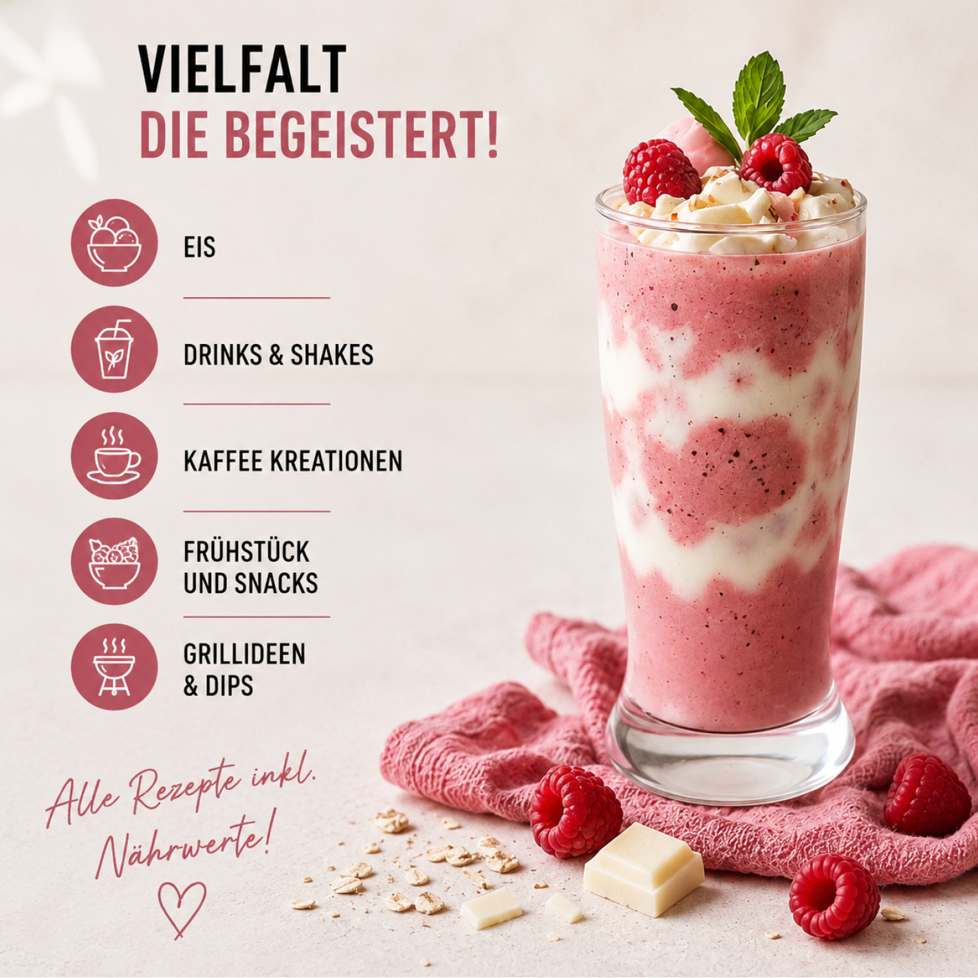 75 Ninja Creami Rezepte - mehr als nur eine Eismaschine (gedruckte Version)