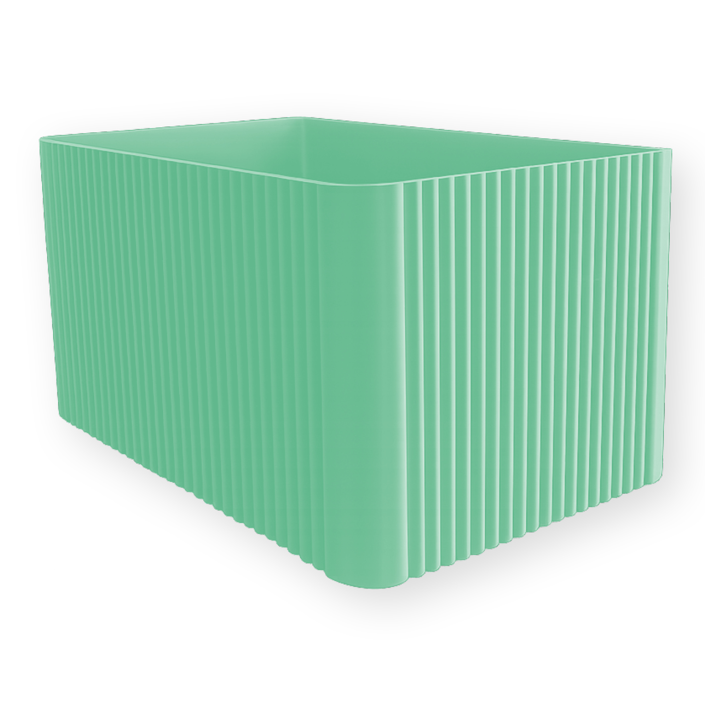 Design Vorratsbox für More Nutrition & ESN | Aufbewahrungsbox für Proben, Porridge & Grieß | Geriffelt | 3D-Druck | 12 Farben I 1 Stück