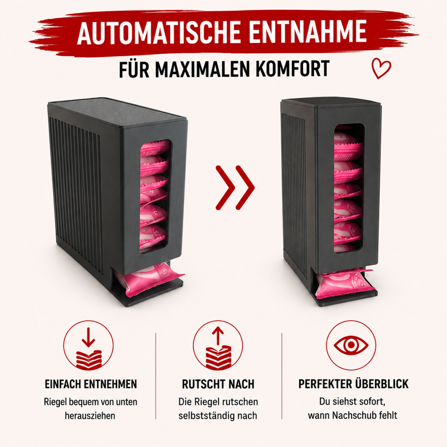 More Nutrition & ESN I Protein Bar Organizer für Proteinriegel – 2 Größen (Compact 13-14) – 12 Farben – 3D gedruckt I 1 Stück