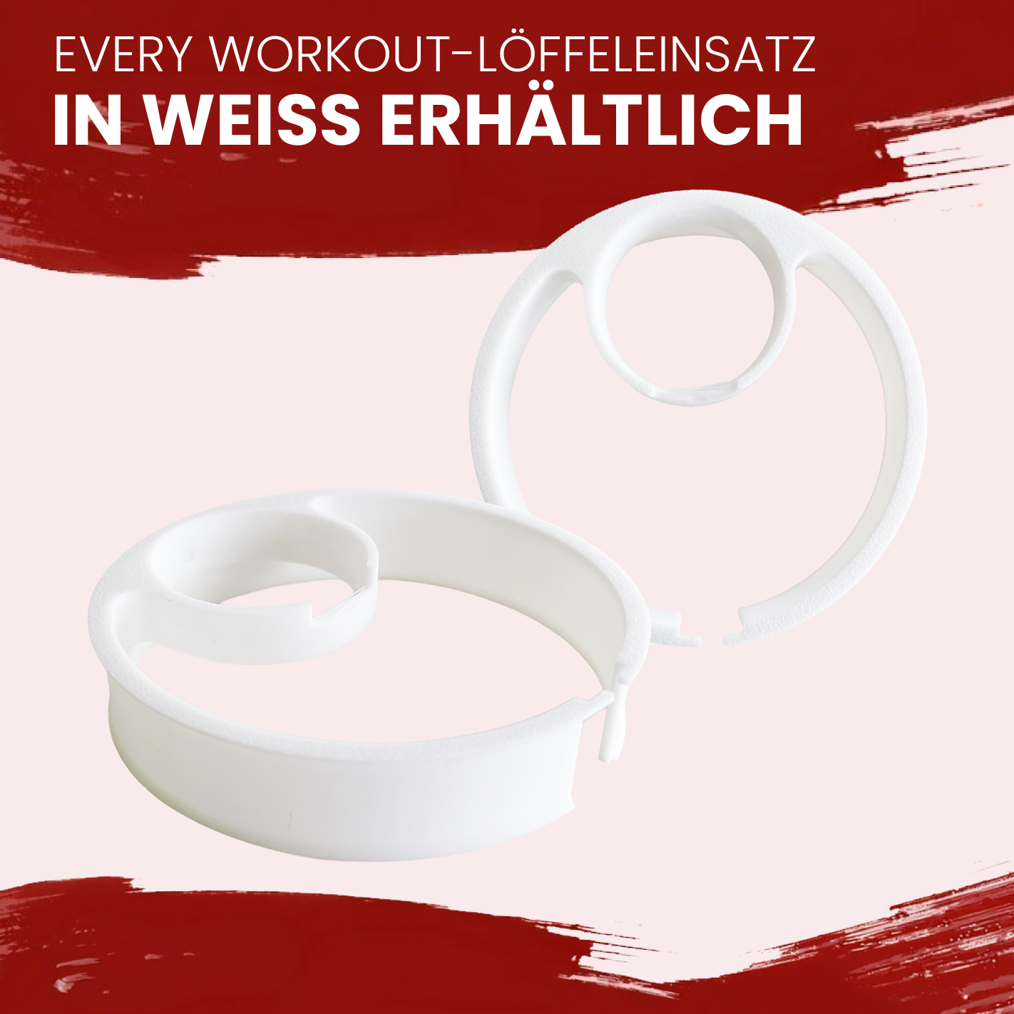More Nutrition (1) Löffelhalter für Every Workout 4.0. (270g Dose) I wiederverwendbar I weiß