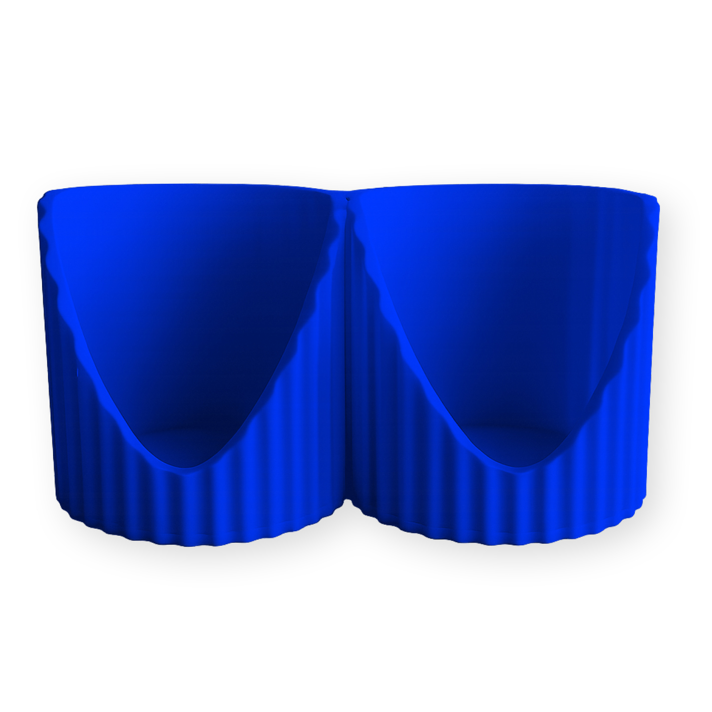 Shaker Wandhalterung für 2 Shaker | Passend für More Nutrition & ESN | Erweiterbar | Geriffelt | 3D-Druck | 12 Farben