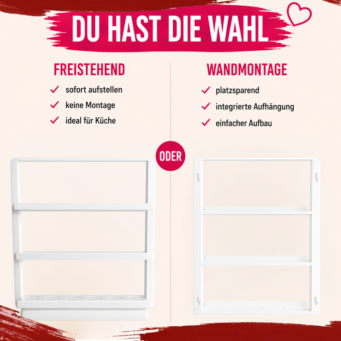Zerup Regal für 15 Flaschen | Passend für More Nutrition & ESN | Freistehend  | Fertig montiert | 3D-Druck | 12 Farben