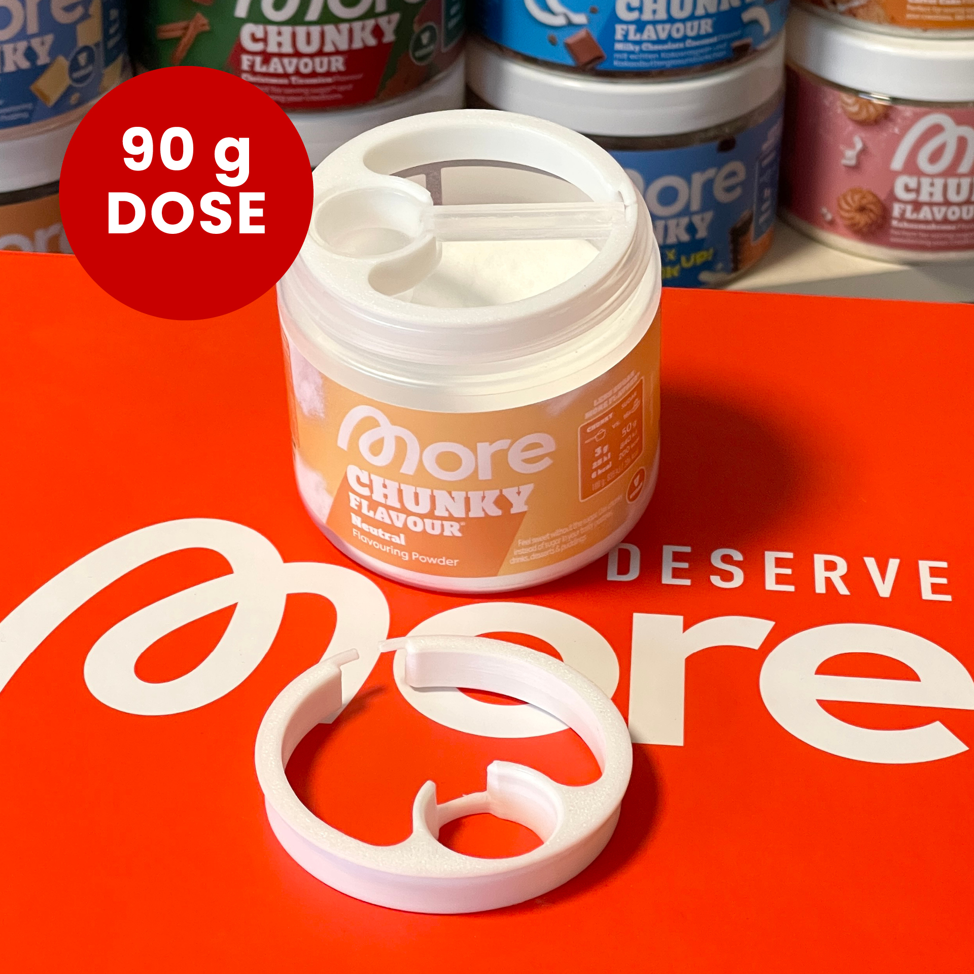 Chunky Löffelhalter für 90 g Dose – 3D-gedruckt | verschiedene Farben