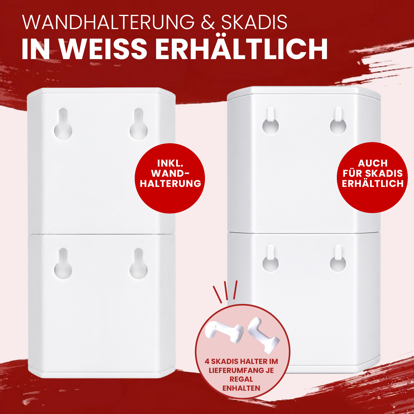Chunky Flavour Halterung für IKEA Skadis – 2er Modul | Stapelbar & Erweiterbar | 3D-Druck