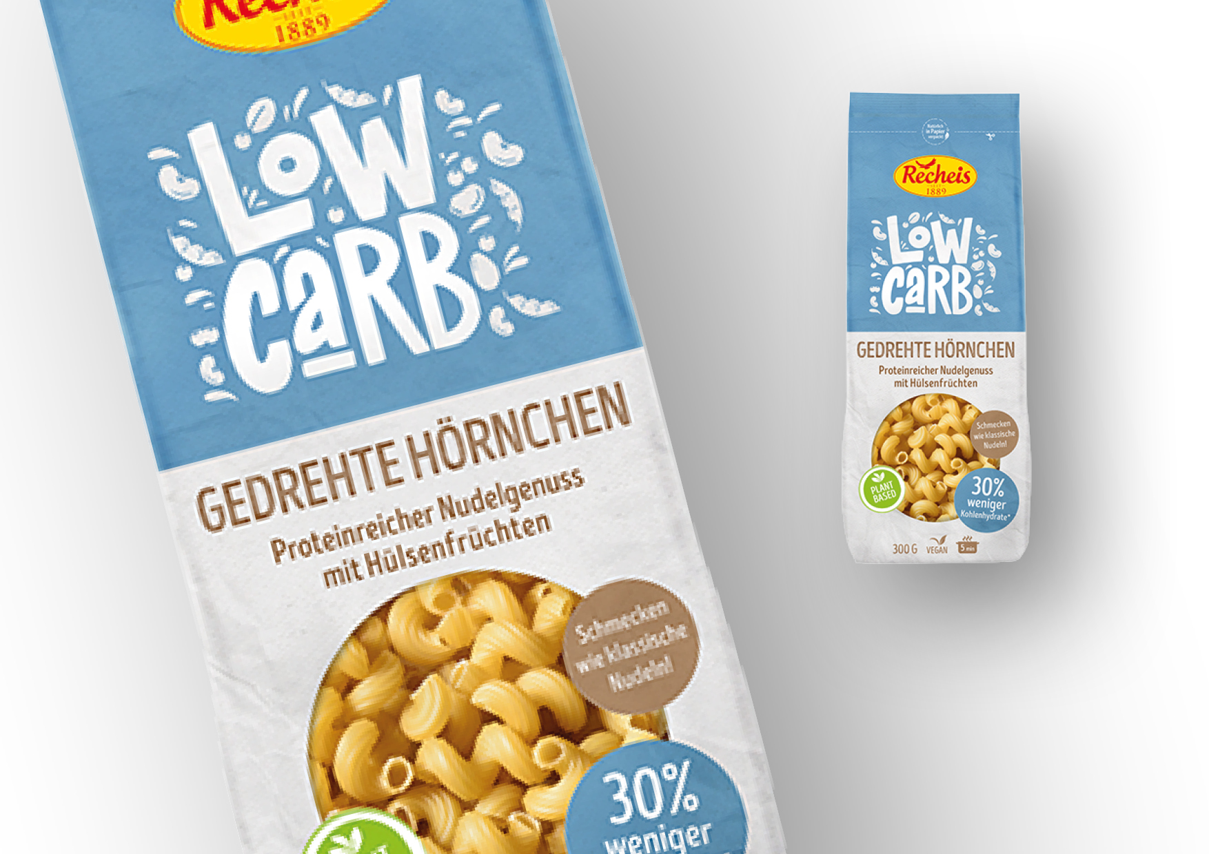 Recheis Low Carb Nudeln *Hörnchen* 300 g 